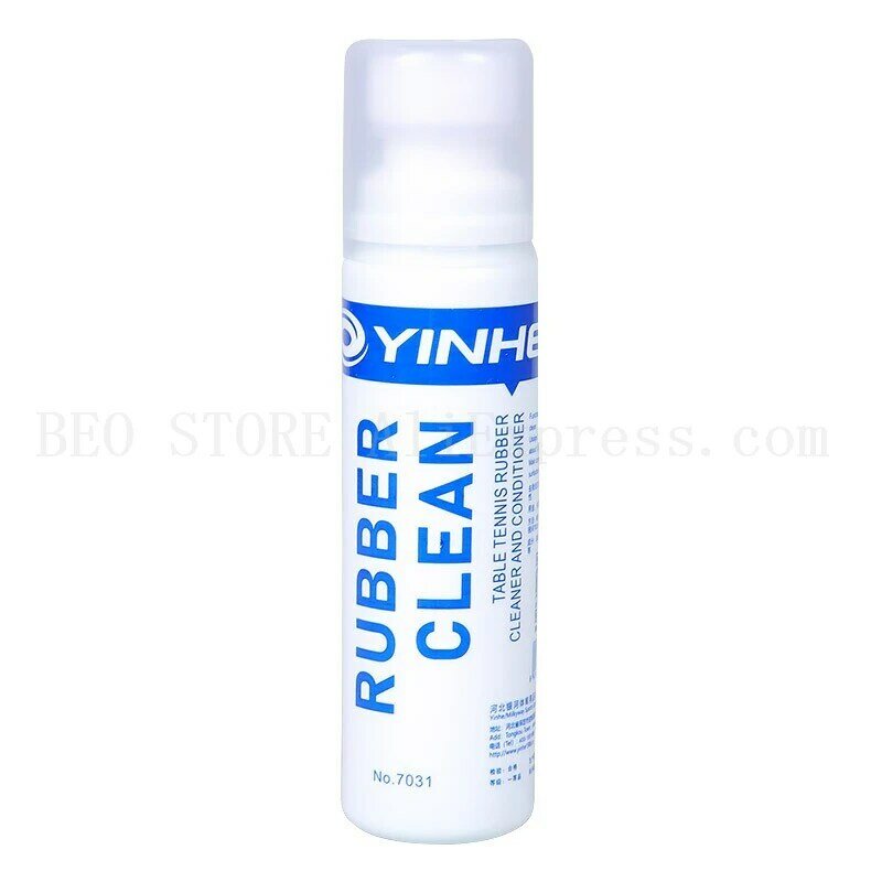 Yinhe 75ml profesjonalne czyszczenie środek gumowy środek czyszczący do tenisa stołowego Ping Pong smoczek gumowy rakieta nietoperze Provent Aging