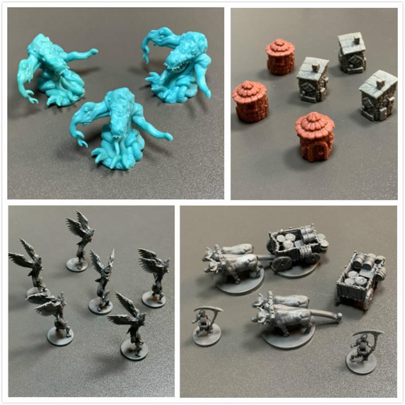 ¡Novedad! lote de juego de mazmorra y dragones en miniatura de D & D modelo Wars figuras para juego de juguete