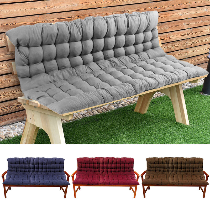 Outdoor Bench Cushions for Recliner Rocking Rattan Chair Folding Thick Garden Seat Mat Pad Chair Indoor Home Swing Cushion