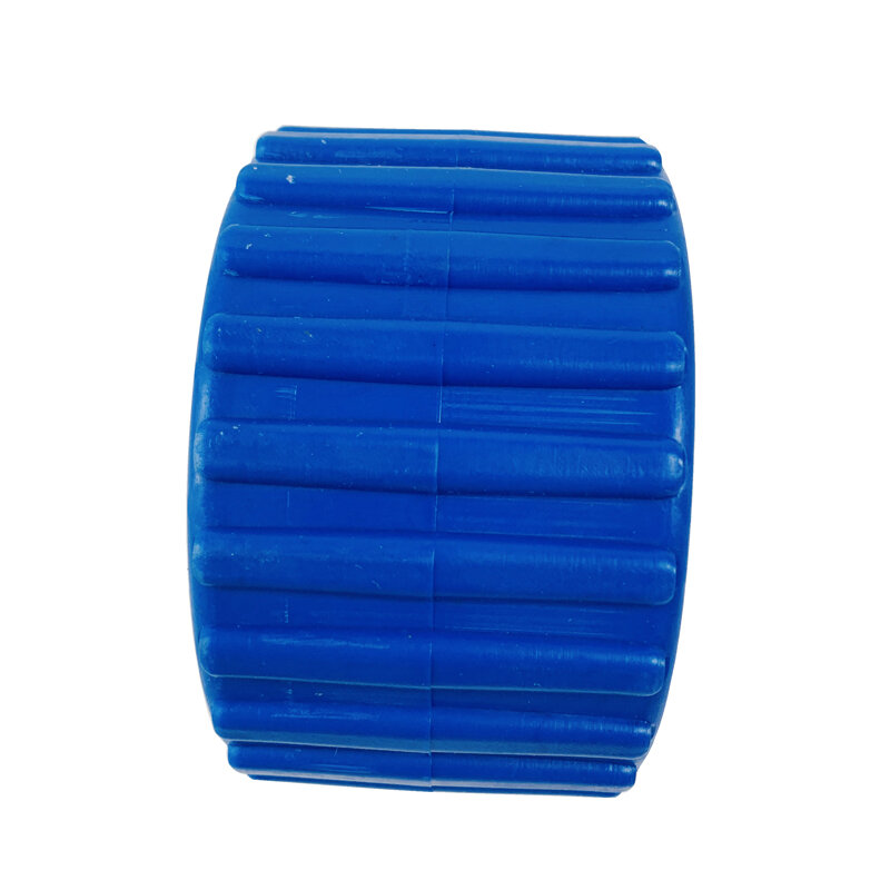 EgoTrailer 1 шт. вращающиеся ролики для лодочного прицепа. 5 "синий ребристый диаметр 18 мм. Мягкий вращающийся ролик