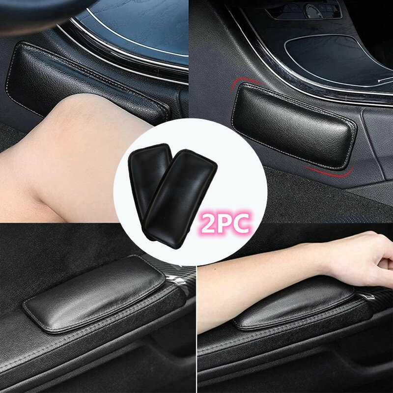 2 sztuk samochodów nogi poduszki nakolannik skóra miękka opaska na udo poduszka elastyczna lateksowa poduszka z pianki Memory akcesoria do wnętrza samochodu