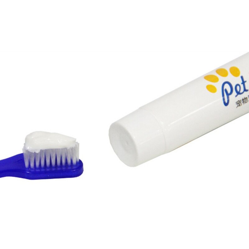 ยาสีฟันแปรงสีฟันสำหรับทำความสะอาดปากและดูแลสัตว์เลี้ยงอุปกรณ์ทำความสะอาดฟันสำหรับสุนัขแบบกินได้