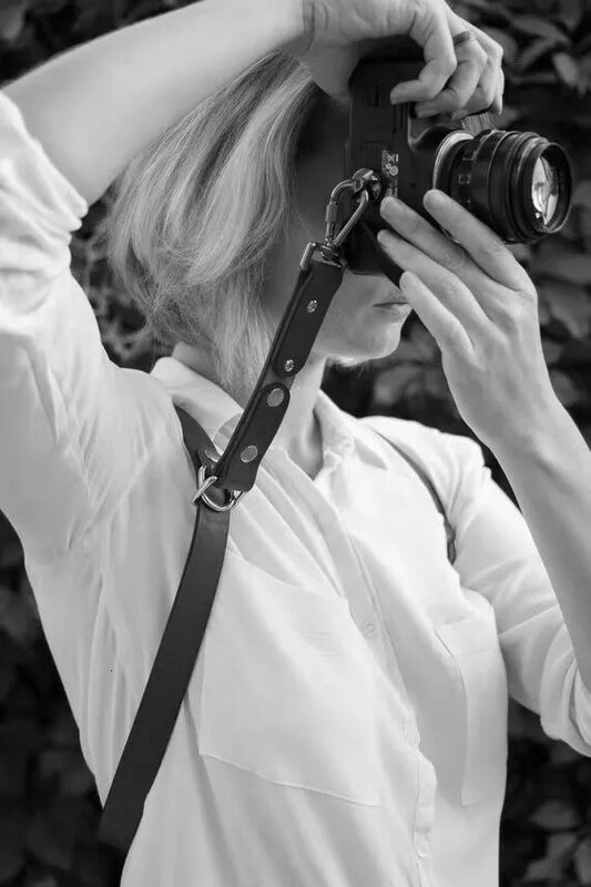 حزام كاميرا للسفر للرجال والنساء ، حزام كاميرا مصور مع مسامير جلدية ، دعامة ريترو عتيقة ، إكسسوارات رجالية