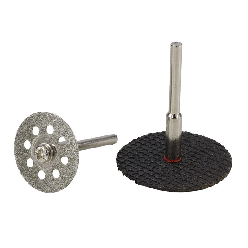 CMCP 32pcs dischi da taglio diamantati Set di lame per sega in metallo Mini lama per sega circolare HSS per utensili rotanti Dremel ruote da taglio in resina