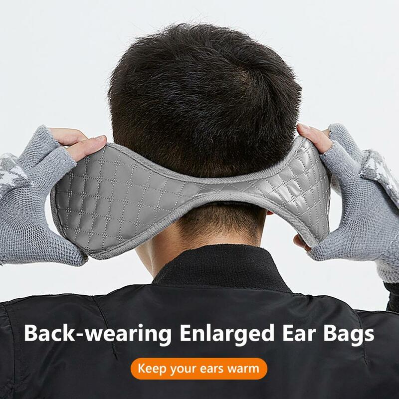 Men Women Ear Protector Outdoor Ear Muff Thicken Foldable Keep Warm Plush Winter Earmuffs Soft Head Ear Cover Cycling Headwear