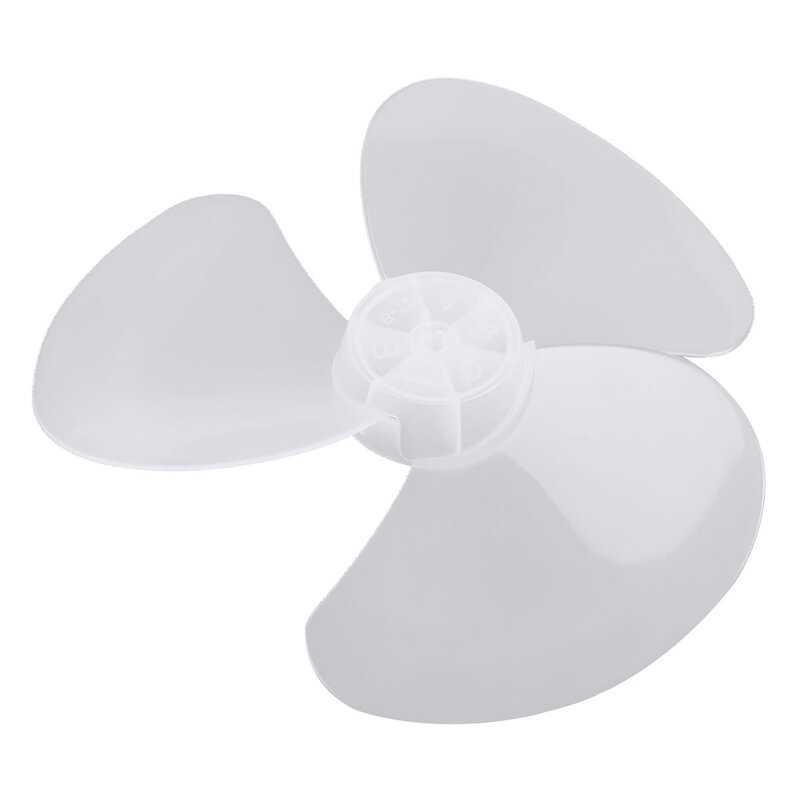 12 Inch 3 Leaves Fan Blades Household Plastic Fan Blade Three Leaves for Standing Pedestal Fan Table Fanner General Accessories