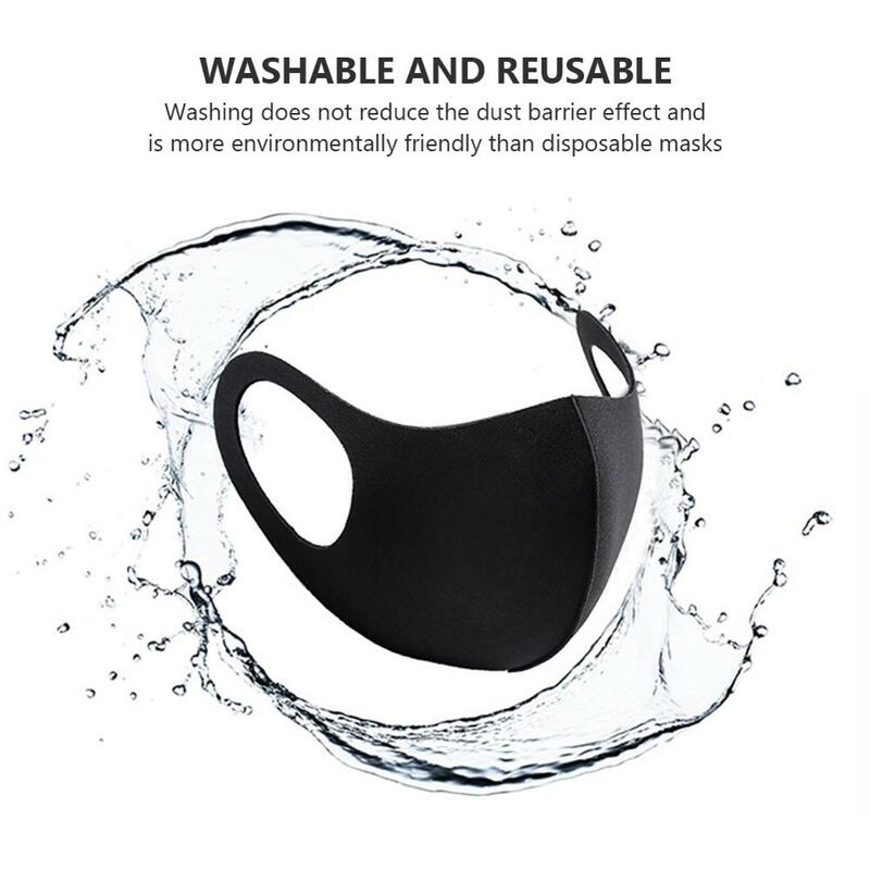 10pcs Fashion Cotton Breathable Waterproof Mask Pm2.5 Windproof&Dustproof Breathable Repeatable Adult Children Multicolor Mask