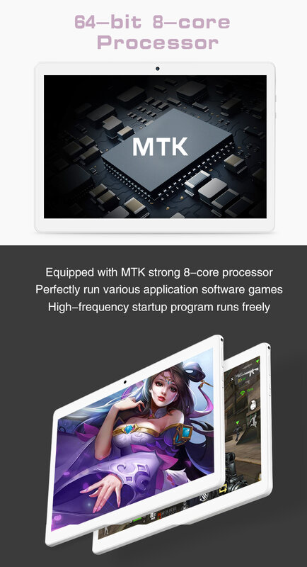 ขาย10.1แท็บเล็ต Pc Mutlti Touch Android 9.0 Octa Core Ram 2GB ROM 32GB 2กล้อง Wifi 10นิ้วแท็บเล็ต3G LTE