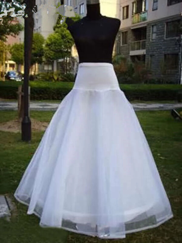 Plus Size In Stock Wedding Dress A Line 1-HOOP Bridal Petticoats Wedding Gown Petticoat Slip Underskirt Wedding Accessories