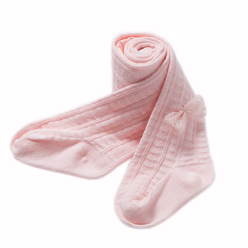Meia-calça de algodão para meninas, crianças, meias-calças justas infantis de malha macia para recém-nascidos