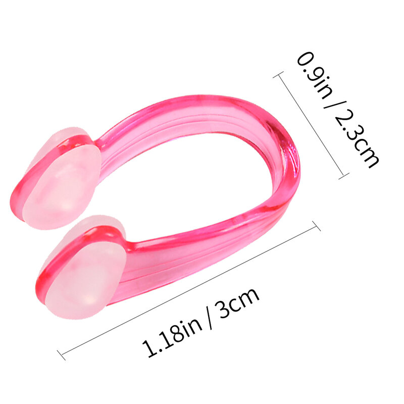 2019 Swimming Nose Clip Earplug Earplugs Suit Swim Earplugs Small Size FOR Adult Children Waterproof Soft Silicone Nose Clip