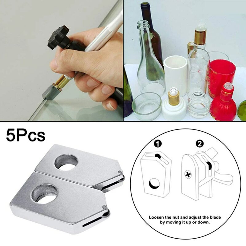 5pcs Profession Wine Bottle Cutting Head Glass Cutter Replacement Parts For Home Diy Crafts Handmade