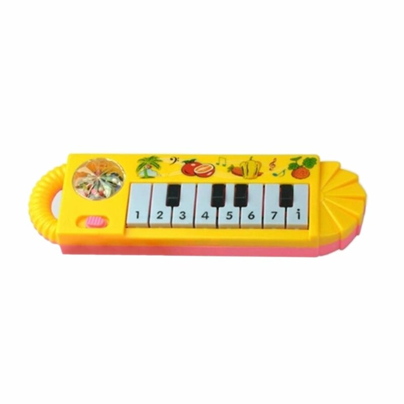 لطيف الطفل شعبية البيانو آلة موسيقية مونتيسوري التنموية في وقت مبكر لعبة تعليمية للأطفال الأطفال المبتدئين البيانو