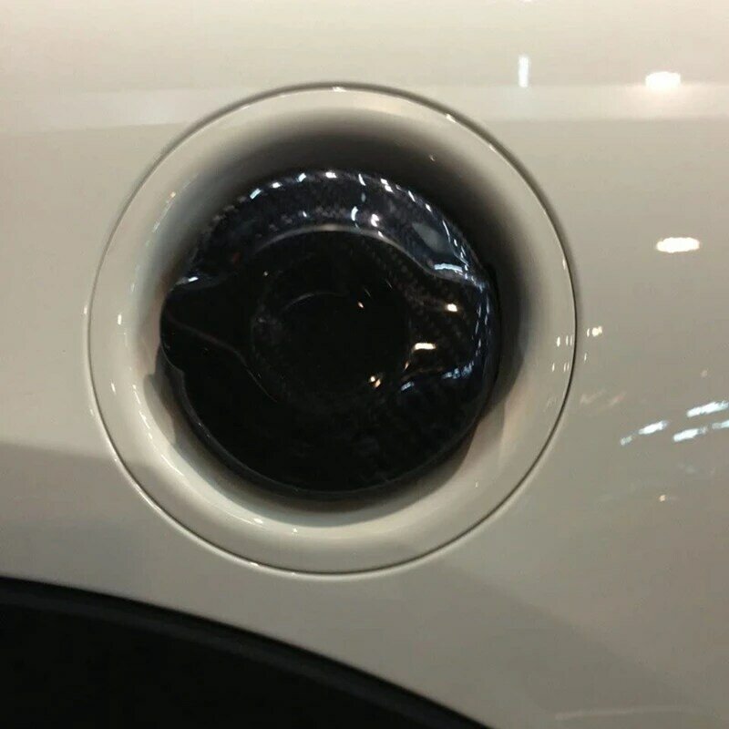 Mini Cooper S JCW F55 F56 F57 Khô 2014-2020 Sợi Carbon Bình Gas Bình Nhiên Liệu Nắp Bao Da phụ Kiện