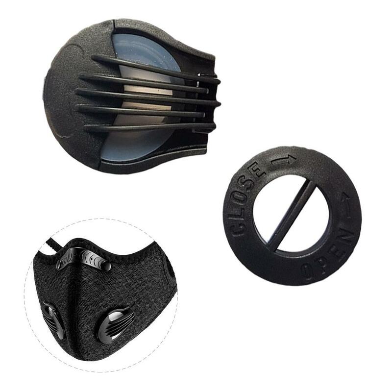 1 Pair ABS Outdoor Durable Anti-dust Face Mouth Mask Filter Replacement Anti Haze Air Breathing Valves Accessories