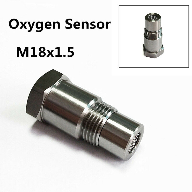 Jiax durável cel carro fix verificação motor luz eliminador adaptador oxigênio o2 sensor m18x1.5 atacado entrega rápida csv