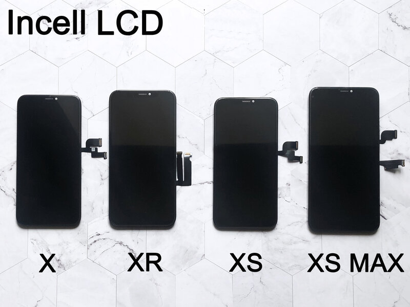 Pantalla LCD OLED AAA para iPhone X, XS, XR MAX, Inell LCD 11, digitalizador de pantalla táctil, piezas de montaje de repuesto OEM OLED
