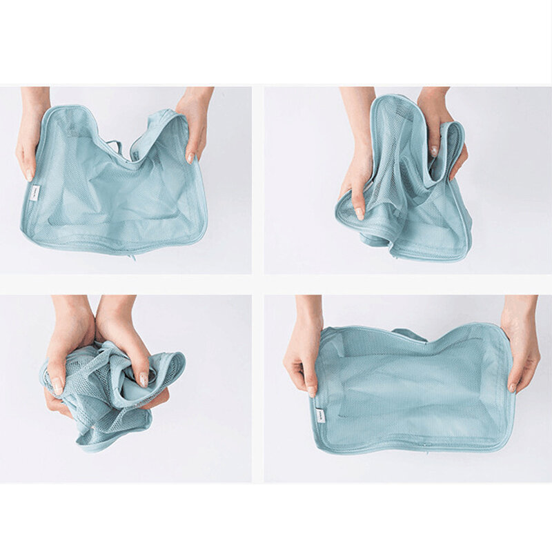 7 шт., водонепроницаемые компрессионные сумки для хранения одежды