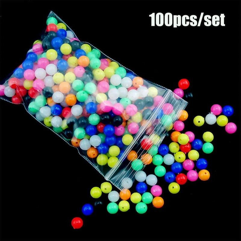 100pcs nuovi tappi di colore misto PE plastica pesca croce perline trapano doppia perla galleggianti palle