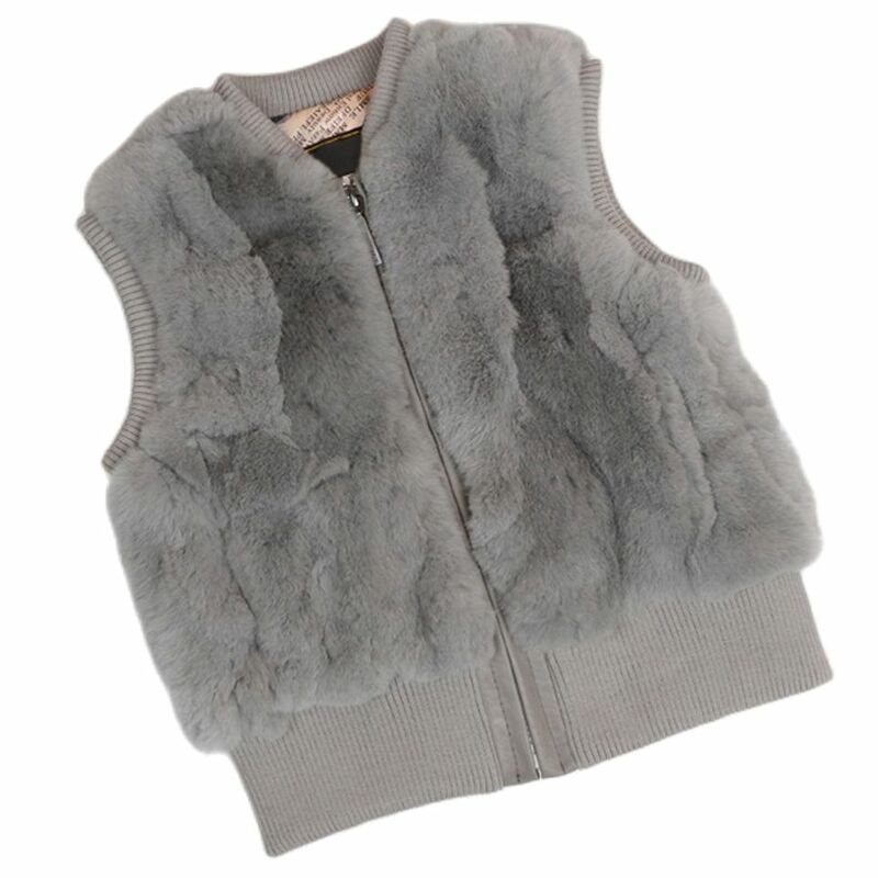 Rex rabbit fur vest female autumn and winter warmth male fur vest waistcoat vest jacket fur