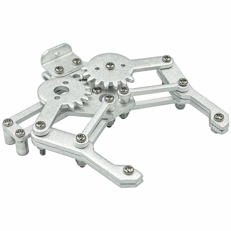 1Set Metalen Robotarm Gripper Robot Manipulator Mechanische Klauw Robot Accessoire Voor Robotic Model Diy Gevolgd Speelgoed