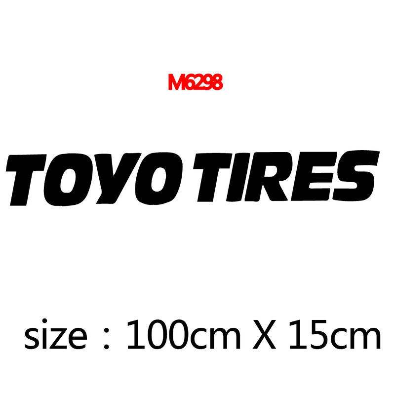Car sunshade sticker car windscreen windshield sticker For Toyo Tires