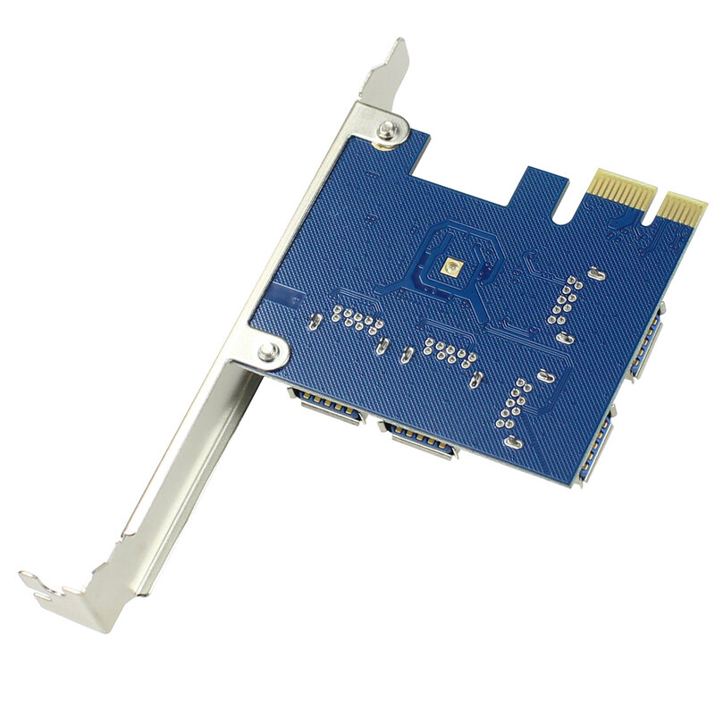Райзер-карта XT-XINTE PCI-E, USB PCIe-карта мультипликатора порта, PCI Express PCIe от 1 до 4 PCI-E адаптер, карта для майнинга BTC