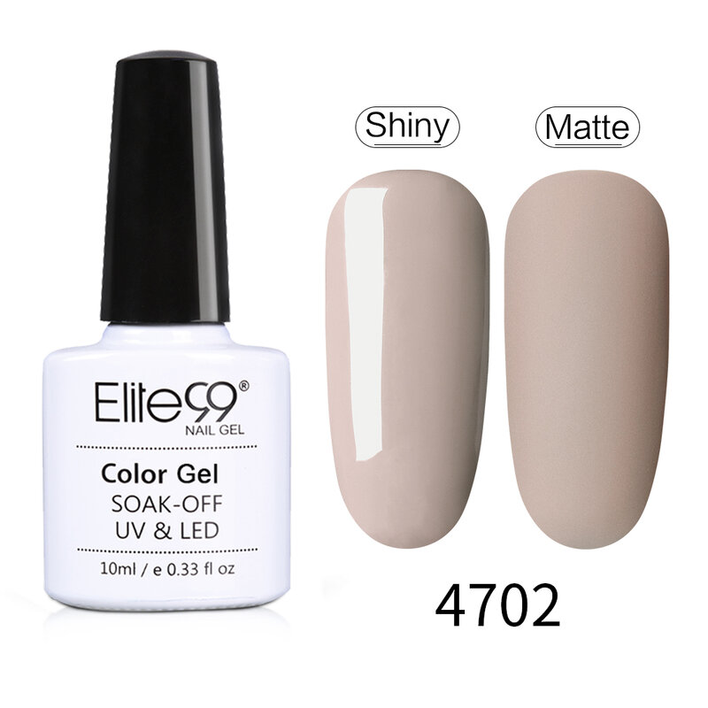 Elite99 10 мл Macchiato цветной УФ-гель для ногтей чистый цвет ногтей матовое верхнее покрытие замочить от ногтей гель лак маникюрный лак
