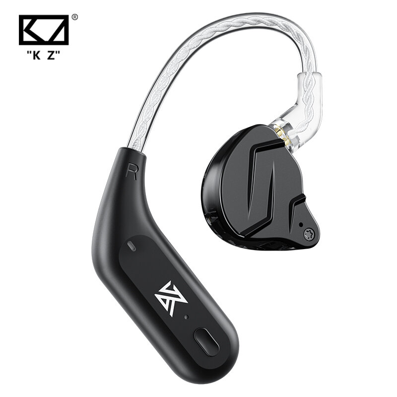 KZ AZ09 HD moduł kompatybilny z Bluetooth 5.2 słuchawki bezprzewodowy kabel do aktualizacji HIFI ucho bezprzewodowe hak CPIn z pojemnik z funkcją ładowania