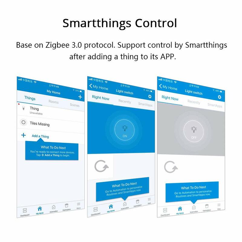 Lonsonho Zigbee 3.0 Thông Minh Công Tắc Đèn Mờ Module Relay Điều Khiển Tương Thích Echo Smartthings Chiêu Zigbee2MQTT