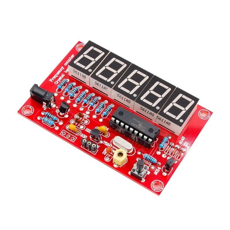 DIY Kits1Hz-50MHz Frequency Counter Crystal Oscillator Frequency Counter Meter Digital LED Tester Meter frequency meter digital