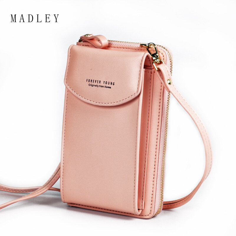 女性のための贅沢なPUハンドバッグ,ショルダーストラップ付きの小さなポケット,電話の財布