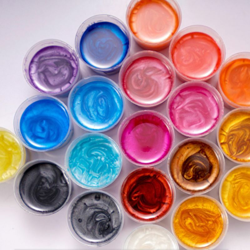 Pigments nacrés Aurora pour la fabrication de bijoux, 21 couleurs