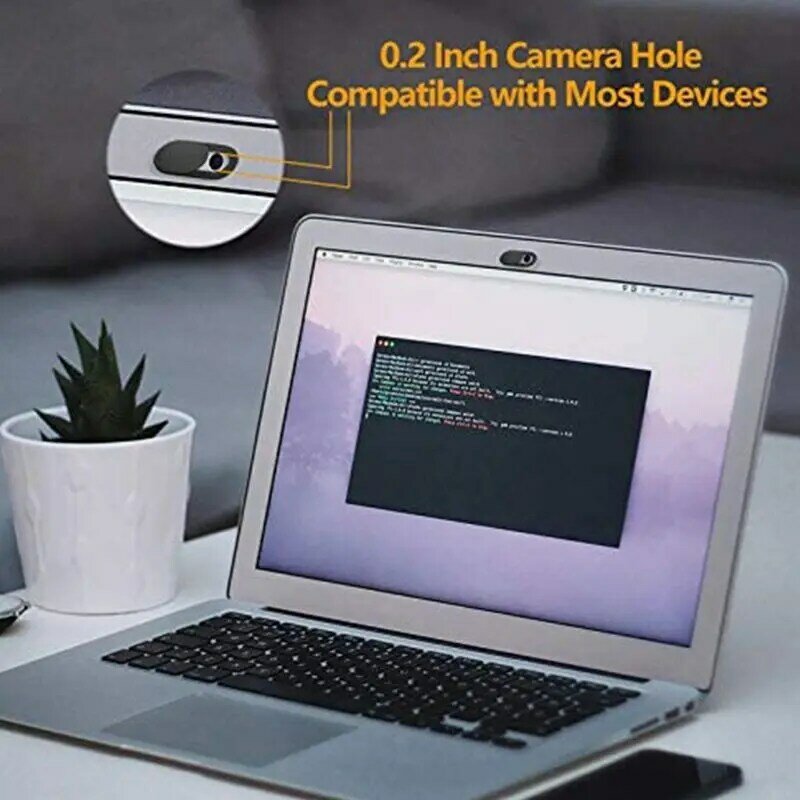 Tampa da câmera de slides, 3 peças, webcam com ampla compatibilidade, proteção de privacidade r9cb
