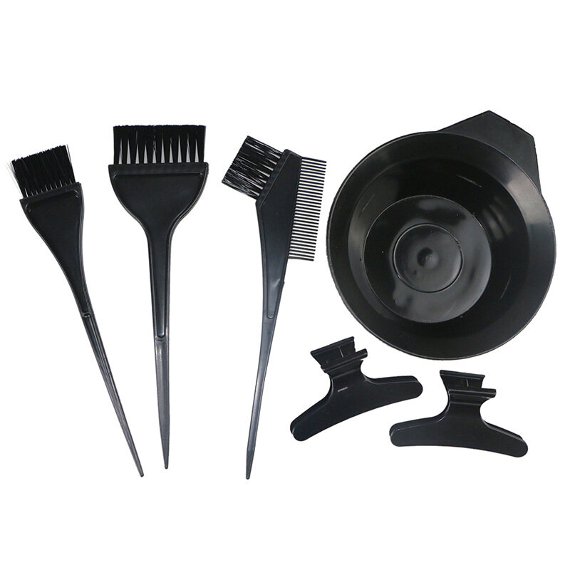 Cor do cabelo tintura tigela pente escovas kit ferramenta de tingimento do cabelo ferramentas salão cabeleireiro estilo matiz diy ferramenta