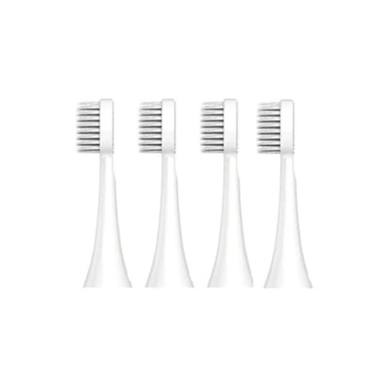 رؤوس فرشاة أسنان بديلة ، 4 قطع ، لفرشاة الأسنان الكهربائية JD002 ، سونيك ، إضافية