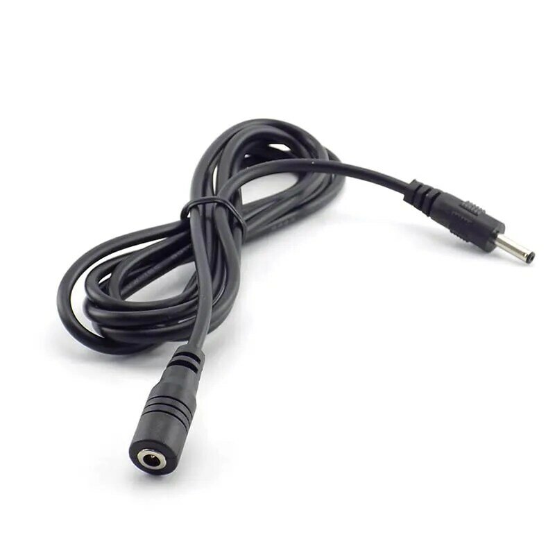 Câble de connecteur d'extension mâle femelle CC, fil adaptateur d'alimentation, prise jack pour ligne de caméra de sécurité CCTV, 5V, 12V, 5.5x2.1mm, 3.5x1.35mm