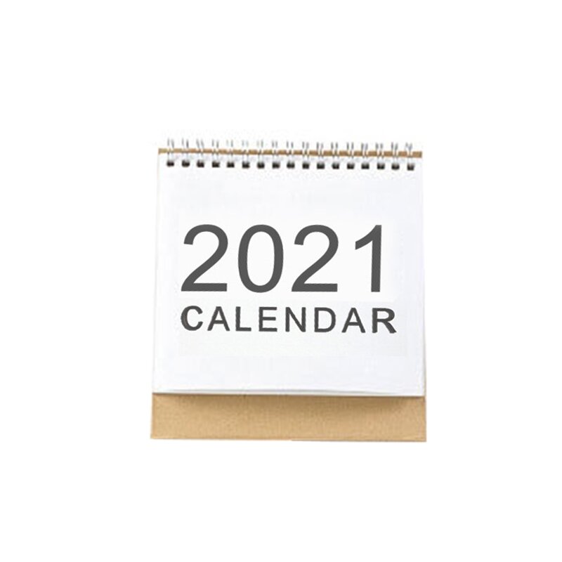 2021ปฏิทินเดสก์ท็อปภาษาอังกฤษCoilทุกวันแพลนเนอร์รายเดือนรายปีOrganizer Office