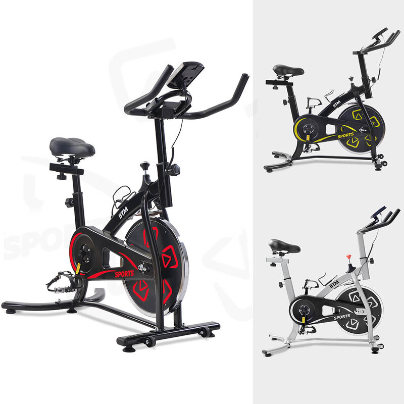 Bicicleta de emagrecimento vermelho com volante equipamento de bicicleta de fitness personalizado exercício físico da família interior exercício bicicleta