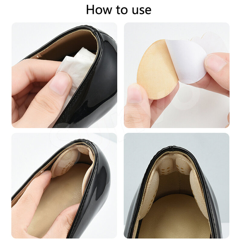 Sunvo Shoe Heel Pads for Women High Heel Shoes Insert Insole Adhesive Liner Grip Heels Protector Sticker Foot Pain Care Cushion