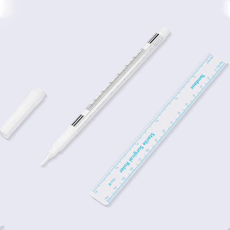Neue Weiß Chirurgische Augenbraue Tattoo Haut Marker Stift Werkzeuge Weiche Eyeliner Bleistift Microblading Zubehör Permanent Make-Up Lieferant