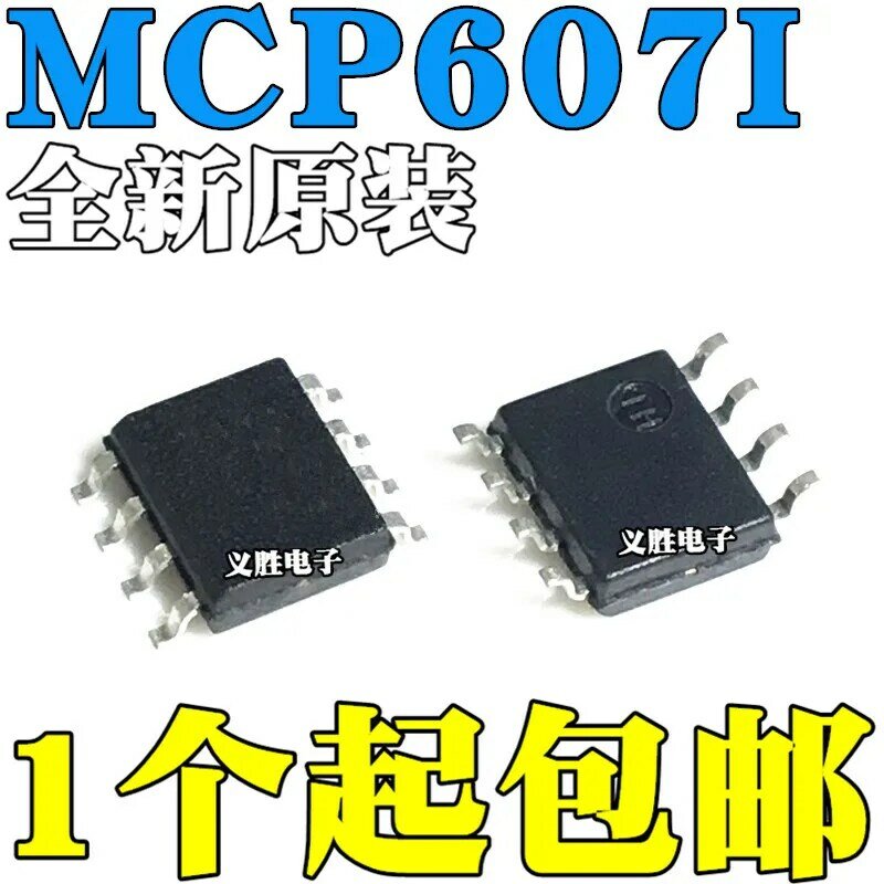 Asli 10Pcs/MCP607 MCP607I MCP607T-I/SN MCP607-I/SN SOP8