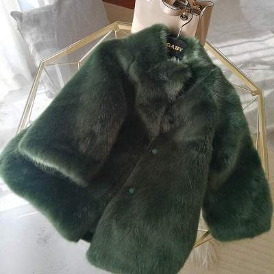 Top brand Style 2020 New High-end Fashion Women Faux Fur Coat S12  high quality