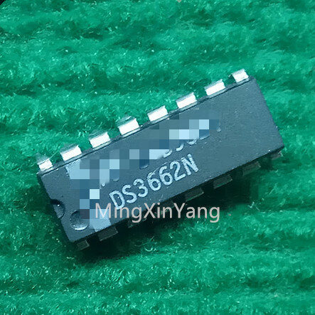 Transceptor DS3662N DIP-16, cuatro bits, chip IC MAESTRO, 5 uds.