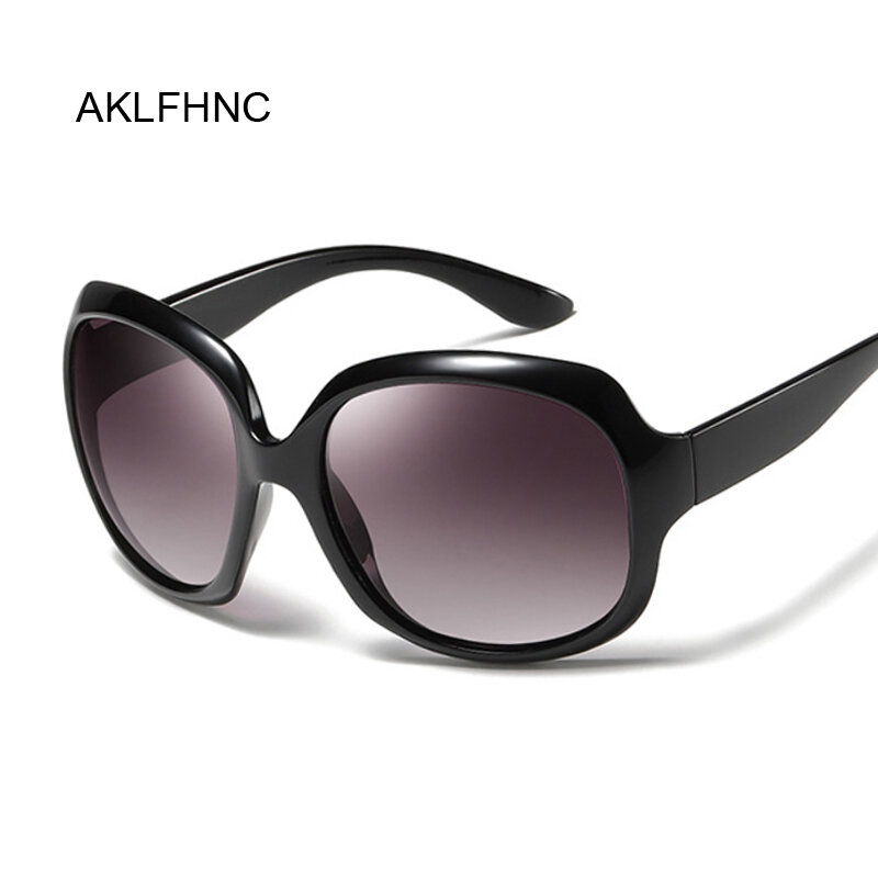 Óculos de sol ovais oversized para mulheres, quadro oval vintage, sol ao ar livre, UV400, estilo estrela, marca de luxo, feminino