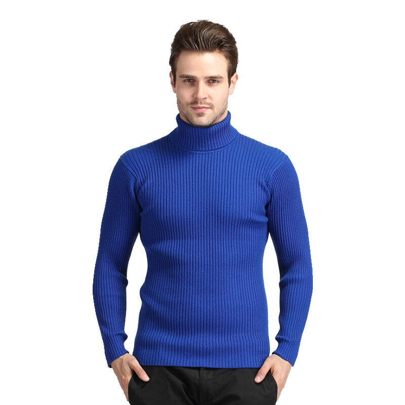 MRMT 2024 nuovissimo maglione Pullover da uomo invernale tinta unita con collo alto per abbigliamento maglione maschile