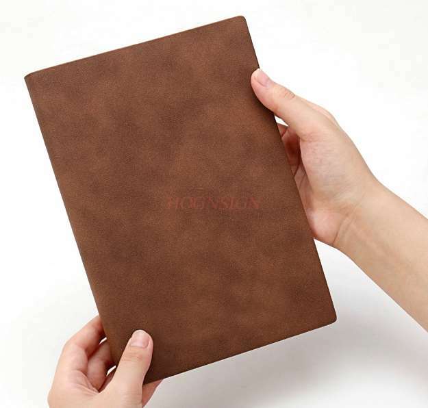 Grossa carneiro Notepad, A5 Notebook, Papelaria Business Book, Diário Retro, Pele Criativa