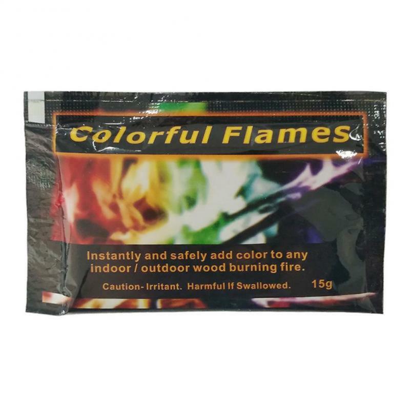 أدوات حفلات مضيئة ملونة لنيران النار السحرية باطني ألعاب ملونة للحفلات أكياس أعياد الميلاد للحفلات