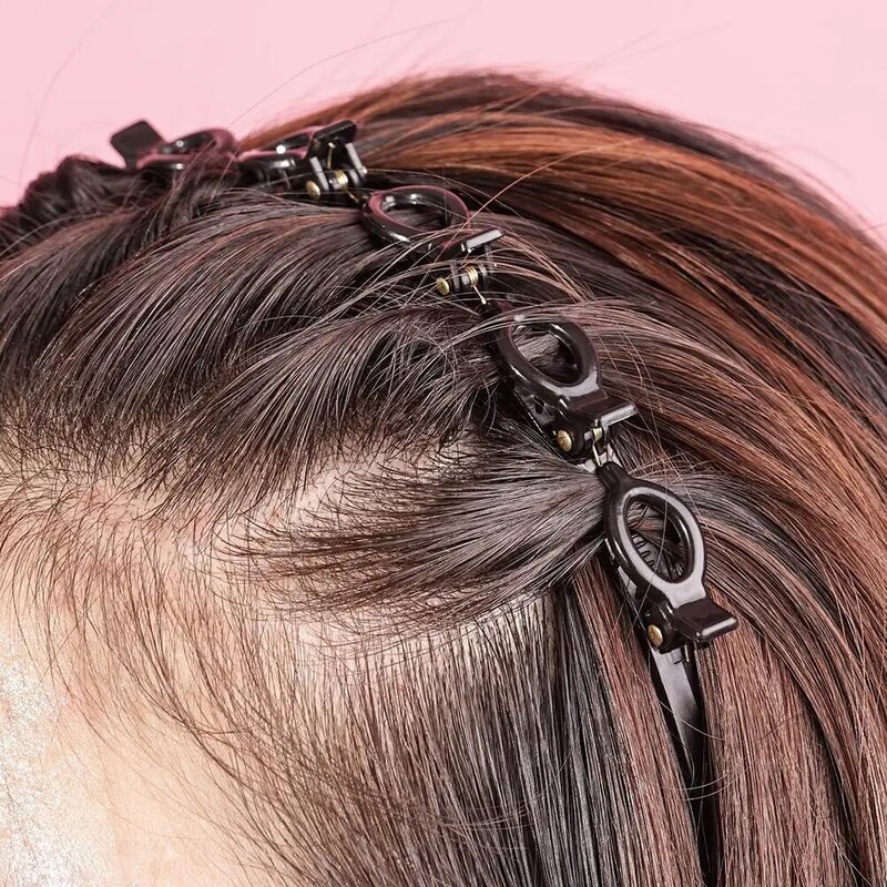 1 Cái 2 Lớp Ban Nhạc Kẹp Hairbands Nhựa Thời Trang Đầm Đầu Punk Mới Đan Nữ Mũ Phụ Kiện Tóc