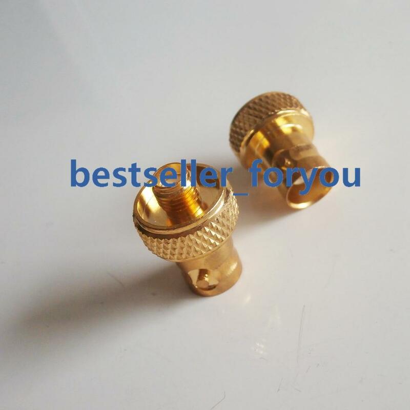 Golden Connector BNC Female Jack To SMA Female RF Connector Adapter BaoFeng UV-5R FD-880